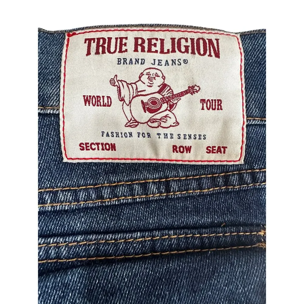 Y2K True Religion Rocco Relaxed Skinny Jeans 36